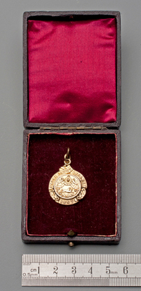 Edwardian Antique Gold Natal Cadet Bisley Medallion